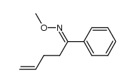 E-O-methyl 3-butenyl phenyl ketone oxime Structure