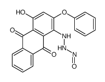 N-[(4-hydroxy-9,10-dioxo-2-phenoxyanthracen-1-yl)amino]nitrous amide Structure