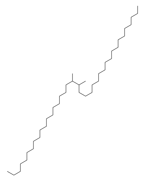 19,20-dimethyloctatriacontane Structure