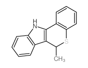 [1]Benzothiopyrano[4,3-b]indole,6,11-dihydro-6-methyl- structure