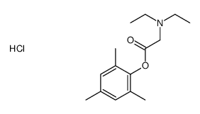 diethyl-[2-oxo-2-(2,4,6-trimethylphenoxy)ethyl]azanium,chloride Structure