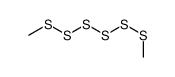 (methylhexasulfanyl)methane Structure