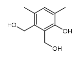 1,2-Bis-hydroxymethyl-3,5-dimethyl-6-hydroxy-benzol Structure