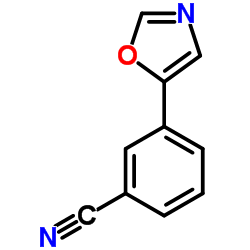 3-(1,3-Oxazol-5-yl)benzonitrile structure