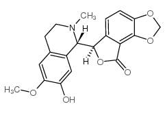 紫堇米定碱结构式