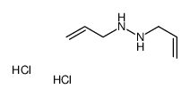 1,2-bis(prop-2-enyl)hydrazine,dihydrochloride Structure