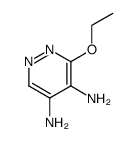 Pyridazine,4,5-diamino-3-ethoxy- (8CI) Structure