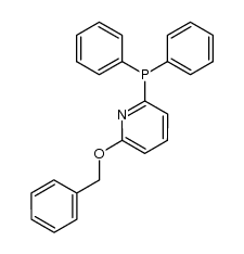 2-(benzyloxy)-6-(diphenylphosphino)pyridine Structure