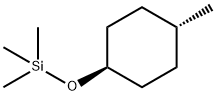 1α-[(Trimethylsilyl)oxy]-4β-methylcyclohexane结构式