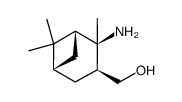 (1R,2R,3S,5R)-(2-AMINO-2,6,6-TRIMETHYL-BICYCLO[3.1.1]HEPT-3-YL)-METHANOL结构式