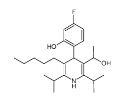 3-Pyridinemethanol, 4-(4-fluoro-2-hydroxyphenyl)-a-methyl-2,6-bis(1-methylethyl)-5-pentyl- picture