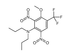 3-methoxy-2,6-dinitro-N,N-dipropyl-4-(trifluoromethyl)aniline结构式