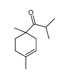 1-(1,4-Dimethyl-3-cyclohexen-1-yl)-2-methyl-1-propanone结构式