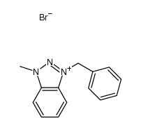 1-benzyl-3-methylbenzotriazolium bromide结构式