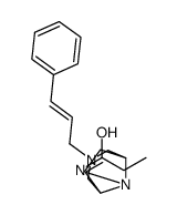 3,8-Diazabicyclo(3.2.1)octane, 3-(3-phenylallyl)-8-propionylamino- Structure