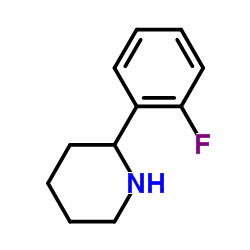 2-(2-Fluorophenyl)piperidine structure