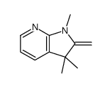 2,3-dihydro-1,3,3-trimethyl-2-methylene-1H-pyrrolo[2,3-b]pyridine structure