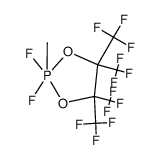 2,2-difluoro-2-methyl-4,4,5,5-tetrakis-trifluoromethyl-2λ5-[1,3,2]dioxaphospholane Structure