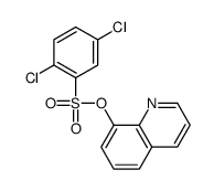 quinolin-8-yl 2,5-dichlorobenzenesulfonate Structure