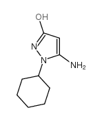 5-氨基-1-环己基-1,2-二氢-3H-吡唑-3-酮图片