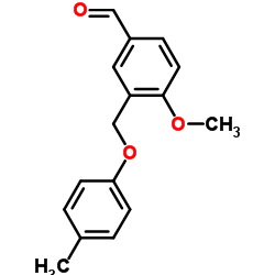 4-Methoxy-3-[(4-methylphenoxy)methyl]benzaldehyde Structure