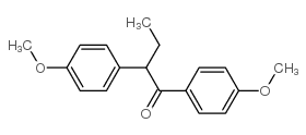 4'-Methoxy-2-p-methoxyphenylbutyrophenone Structure