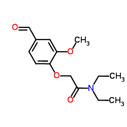 N,N-Diethyl-2-(4-formyl-2-methoxyphenoxy)acetamide Structure