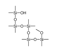 hydroxy-[[[[methoxy(dimethyl)silyl]oxy-dimethylsilyl]oxy-dimethylsilyl]oxy-dimethylsilyl]oxy-dimethylsilane Structure