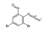 2-azido-1,5-dibromo-3-nitrosobenzene Structure