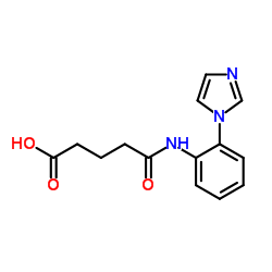 5-{[2-(1H-Imidazol-1-yl)phenyl]amino}-5-oxopentanoic acid结构式