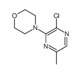 4-(3-chloro-6-methylpyrazin-2-yl)morpholine Structure