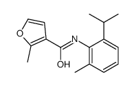 3-Furancarboxamide,2-methyl-N-[2-methyl-6-(1-methylethyl)phenyl]-(9CI) Structure