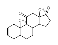 Androst-2-ene-11,17-dione,(5a)- (9CI) Structure