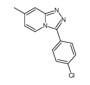 3-(4-chloro-phenyl)-7-methyl-[1,2,4]triazolo[4,3-a]pyridine Structure