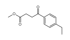 4-(4-ethyl-phenyl)-4-oxo-butyric acid methyl ester结构式