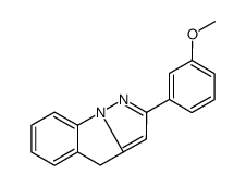 2-(3-methoxyphenyl)-4H-pyrazolo[1,5-a]indole Structure