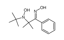 N-tert.Butyl-N-<1,1-dimethyl-2-hydroxyimino-2-phenyl-aethyl>-hydroxylamin结构式