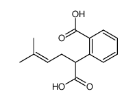 ω-(3-Methyl-2-butenyl)homophthalsaeure Structure