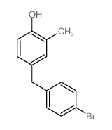 Phenol,4-[(4-bromophenyl)methyl]-2-methyl-结构式