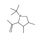 1-(1-tert-butyl-3,4-dimethylphospholan-2-yl)ethanone Structure