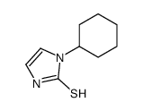 1-cyclohexyl-2-mercaptoimidazole structure