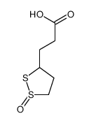 3-(1-oxodithiolan-3-yl)propanoic acid结构式