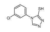 4-(3-CHLOROPHENYL)-4H-1,2,4-TRIAZOLE-3-THIOL structure