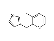 1,3,4-trimethyl-2-(thiophen-3-ylmethyl)-2H-pyridine结构式