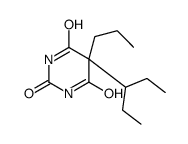 5-(1-Ethylpropyl)-5-propyl-2,4,6(1H,3H,5H)-pyrimidinetrione structure