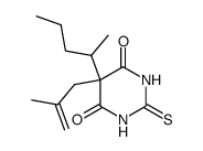 2,3-Dihydro-5-(2-methyl-2-propenyl)-5-(1-methylbutyl)-2-thioxo-4,6(1H,5H)-pyrimidinedione structure