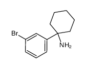 1-(3-bromo-phenyl)-cyclohexylamine结构式