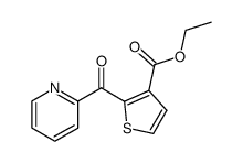 ethyl 2-(2-pyridylcarbonyl)thiophene-3-carboxylate Structure