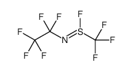 fluoro-(1,1,2,2,2-pentafluoroethylimino)-(trifluoromethyl)-λ4-sulfane结构式