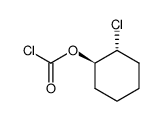 (+/-)-chlorocarbonic acid-(trans-2-chloro-cyclohexyl ester)结构式